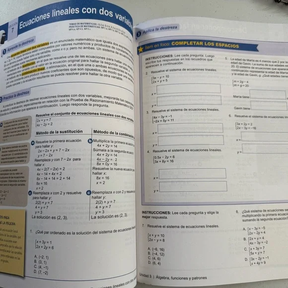 Steck-Vaughn Razonamiento Matemático Book - Picture 2 of 5